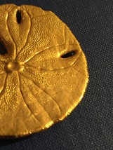 Vintage Golden Sand Dollar (mold) Pendant image 5
