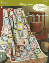 Needlecraft Shop Crochet Pattern 952200 Puffs And Fans Afghan Collectors... - $2.99