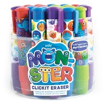 Ooly, Monster Clickit Erasers - Tub of 24
