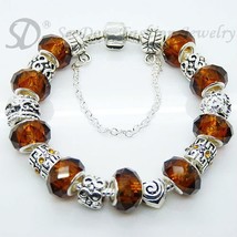 European Style Charm Bracelet Crystal Beads FREE SHIPPING 152 - $21.99