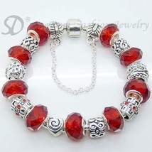 European Style Charm Bracelet Crystal Beads FREE SHIPPING 156 - $21.99