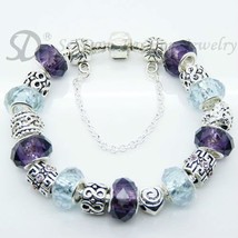 European Style Charm Bracelet Crystal Beads FREE SHIPPING 154 - $21.99