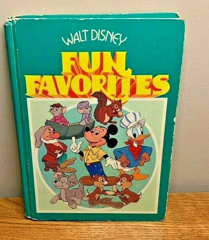 Vintage Walt Disney Characters Needlepoint Book First Edition 1976  Hardcover