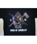 Gourlay Brothers Scotland Soft Black T Shirt M - $18.88