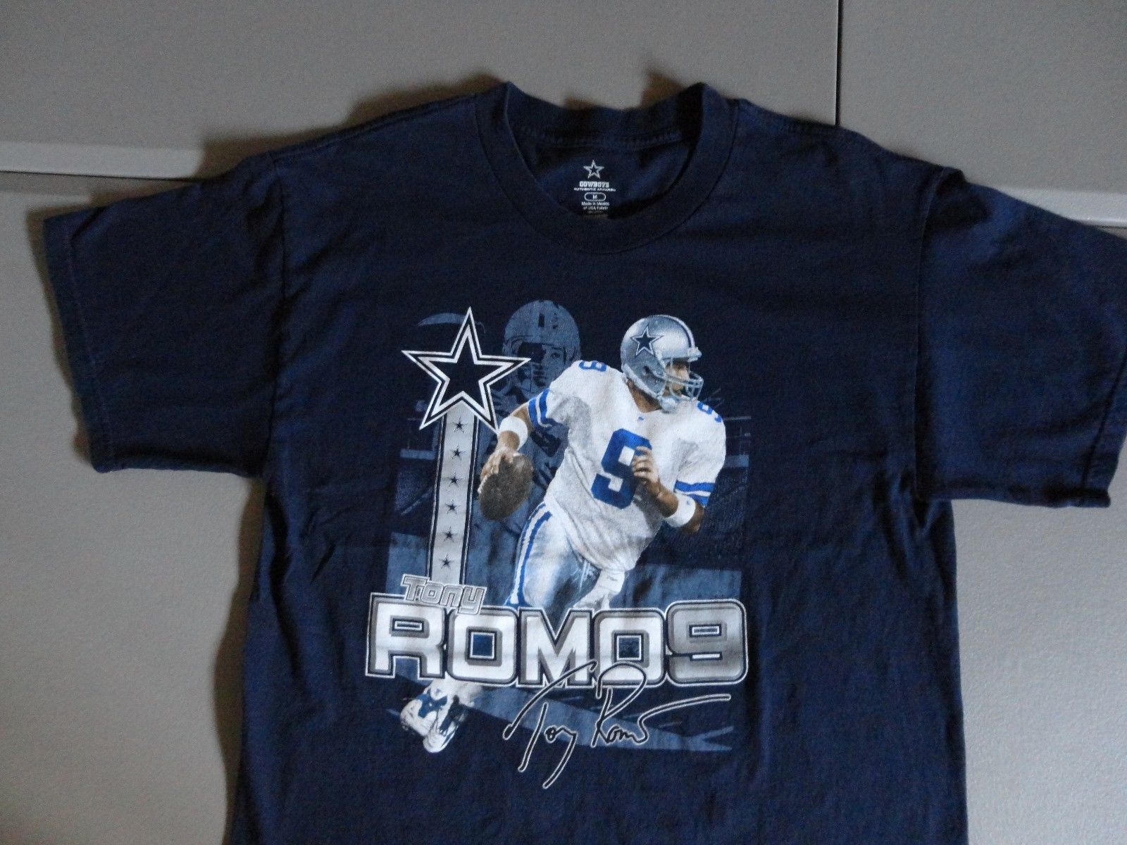 NFL Dallas Cowboys Blue Team Apparel Jersey Tony Romo #9 size XXL