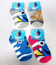 NEW Disney Pixar Finding Dory Unisex Kids&#39; Socks Set (4 Pairs) Sock Size... - $8.42