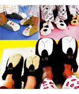 SLIPPERS 4 KIDS &amp; ADULTS CAT, BEARS &amp; DOG OOP MCCALL&#39;S 3471 PATTERN MINT... - $12.98