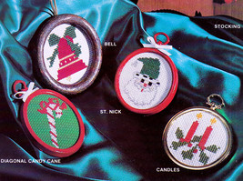 CROSS STITCH CHRISTMAS ORNAMENTS 29 CHRISTMAS PATTERNS LEISURE TIME MM 611 - $8.98