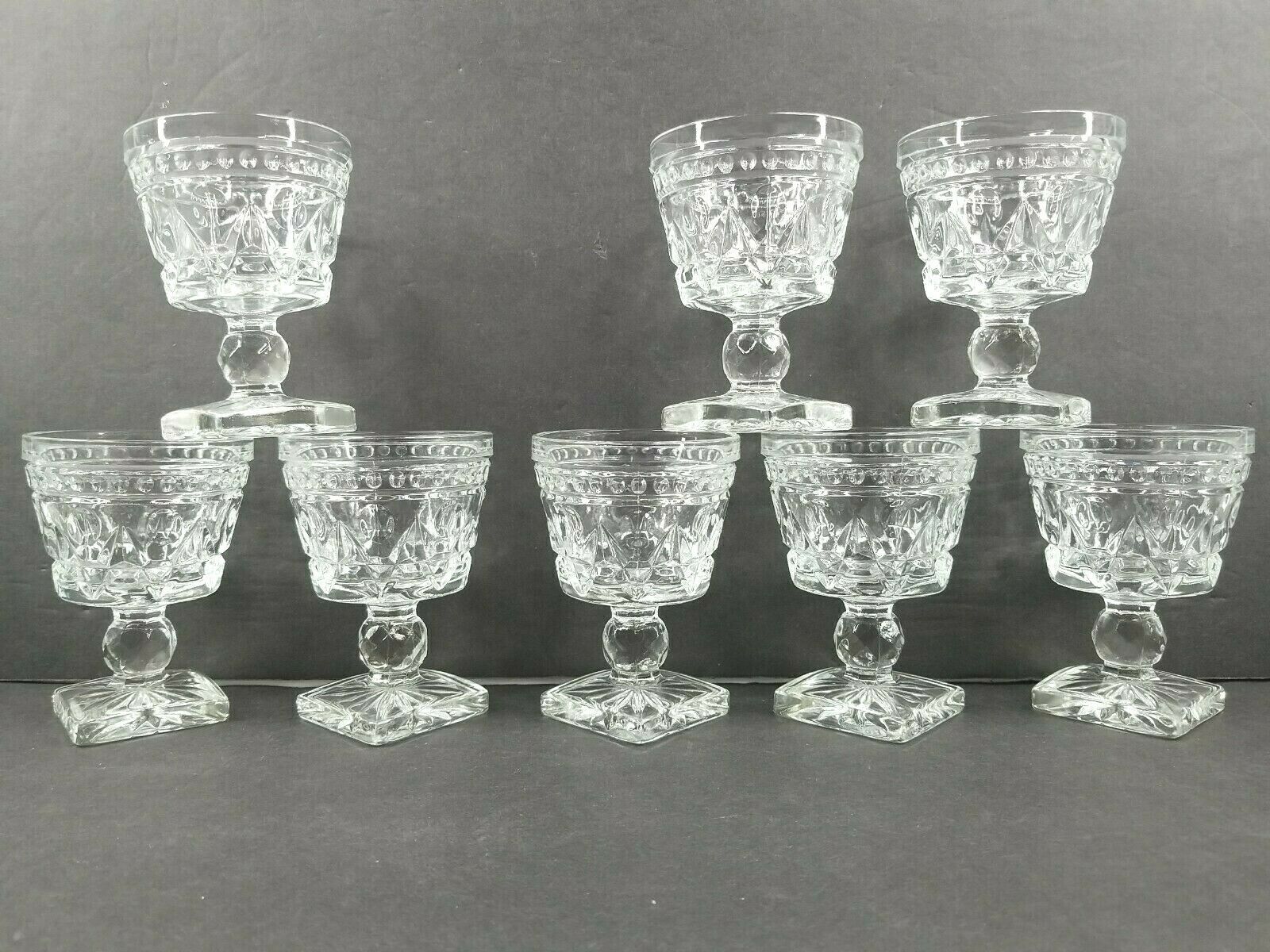 Set of 6 Colony Park Lane Goblets~Vintage Barware~Cordial