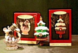 Hallmark Handcrafted Ornaments AA-191771B Collectible  ( 2 pieces ) - $59.95