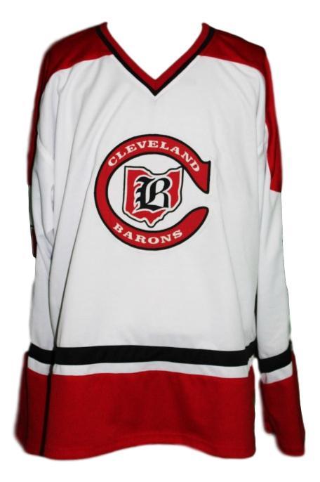 Maruk  21 custom cleveland barons retro jersey white   1