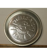 Vintage Unused Tin Mello-Rich Mrs Smith's Logo Pie Baking Dish Pan Plate New Old - $10.00