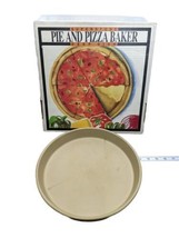 Sassafras Ent SuperStone 3615 11&quot; Deep Dish Pizza Pie Baker Stoneware US... - $22.72