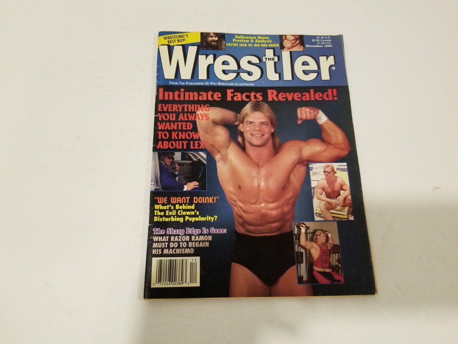 The Wrestler Magazine December 1993 Magazines