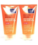 2 Count Clean &amp; Clear Morning Energy Skin Energizing Daily Facial Scrub ... - $23.99