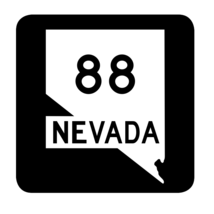 Nevada State Route 88 Sticker R2975 Highway Sign Road Sign - $1.45+