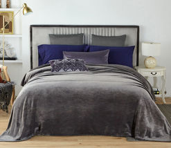 Solid Gray - Throw 50"x60" - Fleece Fuzzy Soft Plush Couch Bed Sofa Blanket - $25.98