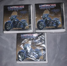 Lot Of 3 American Chopper Beverage Napkins 16 Per Pk Party Supplies Motorcycles - $8.60