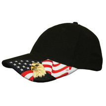 american hat MEMORIAL DAY patriotic flag cap bulk lots available eagle - $12.00