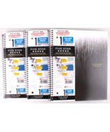 3 Pack Mead Five Star Black Spiral Notebook 1 Subject College Ruled 100 ... - $9.99