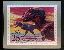 USPS POSTCARD - Dinosaurs Commeorative Puzzle series - TYRANNOSAURUS - F... - $15.00