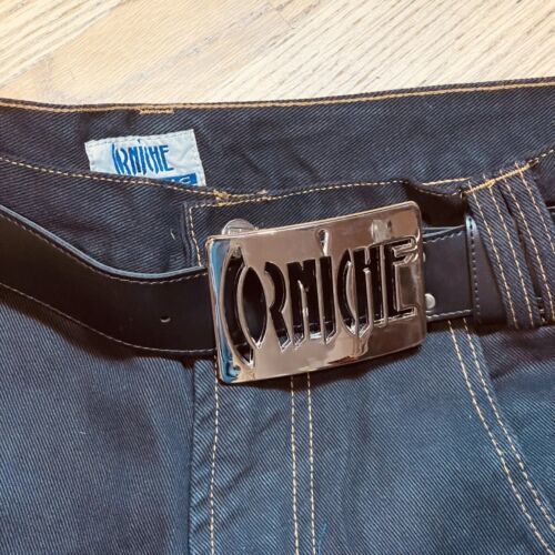 RARE Jordache Jeans NWT Deadstock Sz 32 Long Dark Wash Embroidered Horse 32  x 33