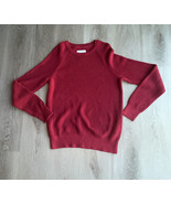 American Eagle Sweater Mens M Medium Red Pullover Sweatshirt Casual Clas... - $11.88