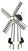 6½ FOOT JUMBO POLY WINDMILL - White &amp; Black Working NY YANKEES Weather V... - $1,428.97