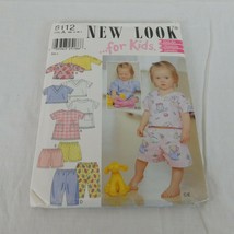New Look 6112 Sewing Pattern Baby Toddler Pants Tops Shorts Size NB-S-M-... - $7.85