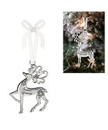 Prancing Reindeer Ornament: Season&#39;s Greetings - By Ganz - $9.75