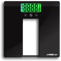 NewlineNY SBB0718M-NYBK Step-On Mini Travel Bathroom Scale, Cool Black