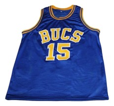 Vince Carter #15 Mainland Bucs New Men Basketball Jersey Blue Any Size image 1