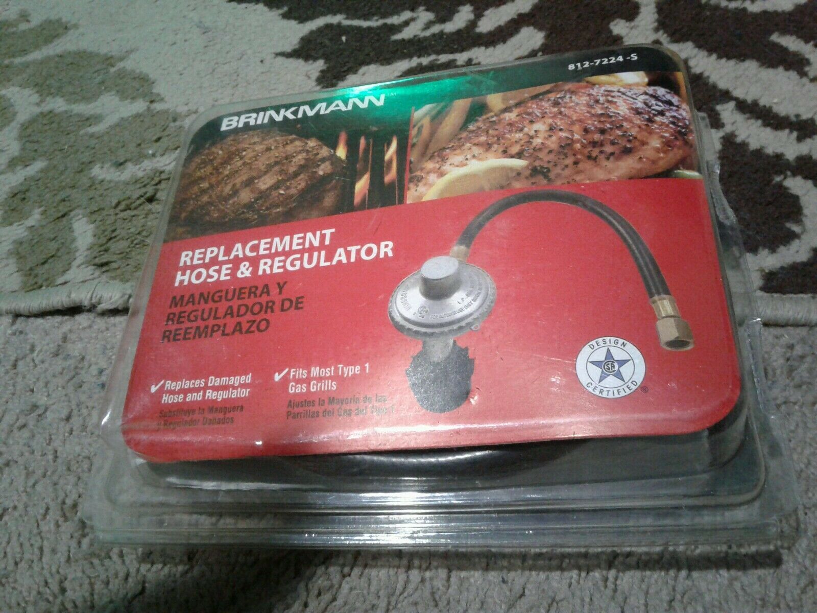 BBQ GRILL REPLACEMENT HOSE + REGULATOR UNIVERSAL GRILLS PARTS REPLACE