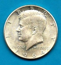 1964 Kennedy Halfdollar (uncirculated) - Silver - Brillant - $15.00