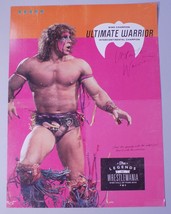 Ultimate Warrior WWE Poster 12x16 2Sided Legends Wrestlemania Hall of Fa... - $29.69