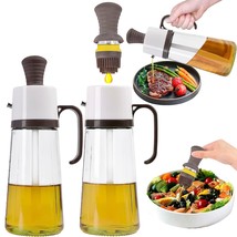 22 Oz 3 In 1 Oil Dispenser Bottle With Silicone Brush &amp; Stainless Steel ... - $27.99