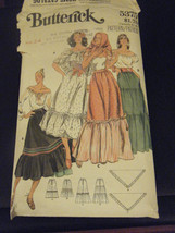 Butterick 5375 Misses Peasant Skirt &amp; Scarf Pattern - Waist Size 24 Hip ... - $9.99
