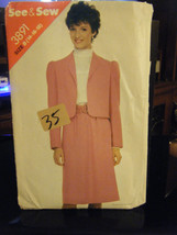 Butterick See &amp; Sew 3891 Misses Unlined Jacket &amp; Skirt Pattern - Size 14... - $5.99