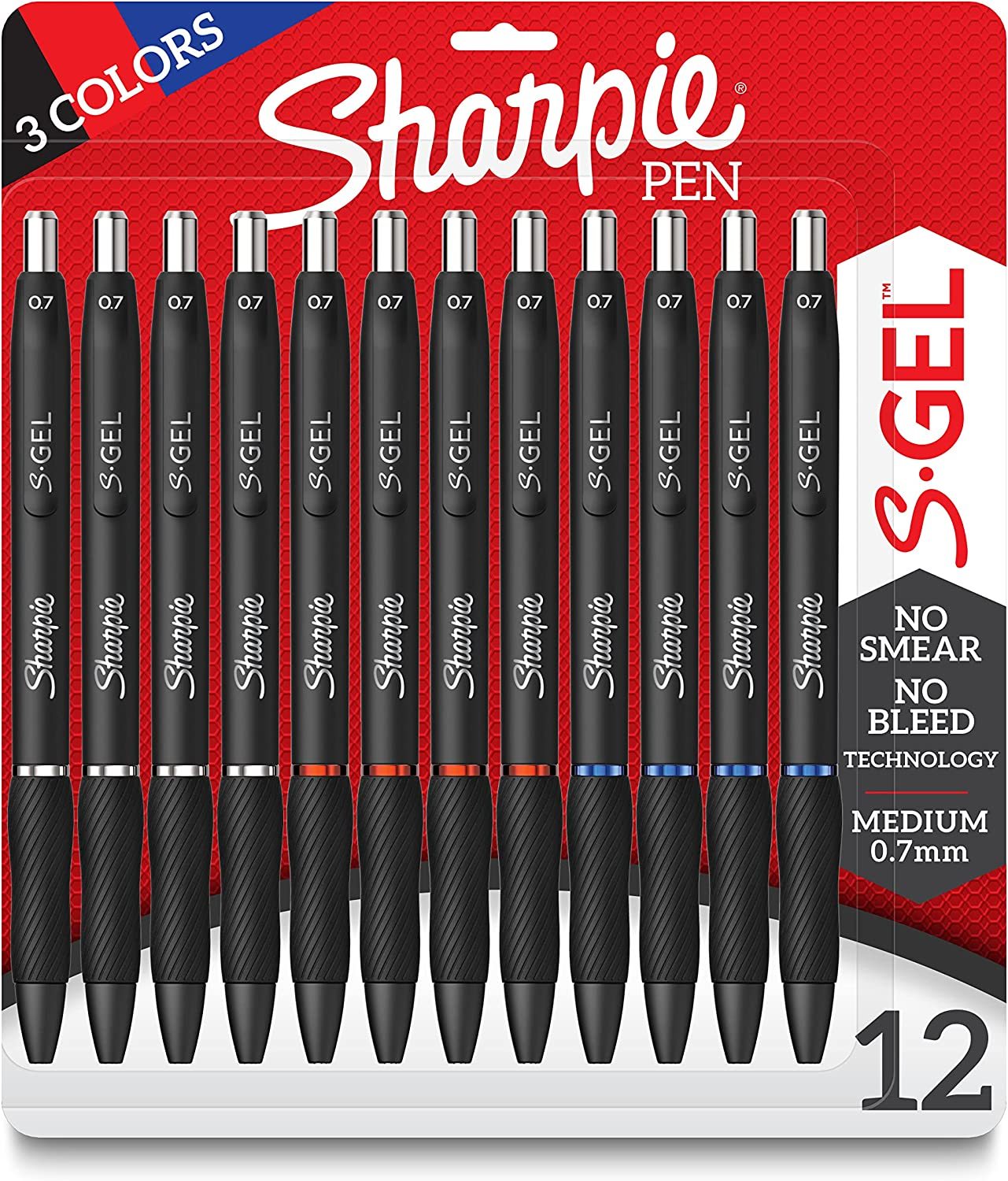 XIZE Sh 0.38 Pens Fine Point Smooth Writing Pens Ultra Fine Retractable Pens,Black Permanent Ink,0.38mm Tip Ultra Fine Gel Pen