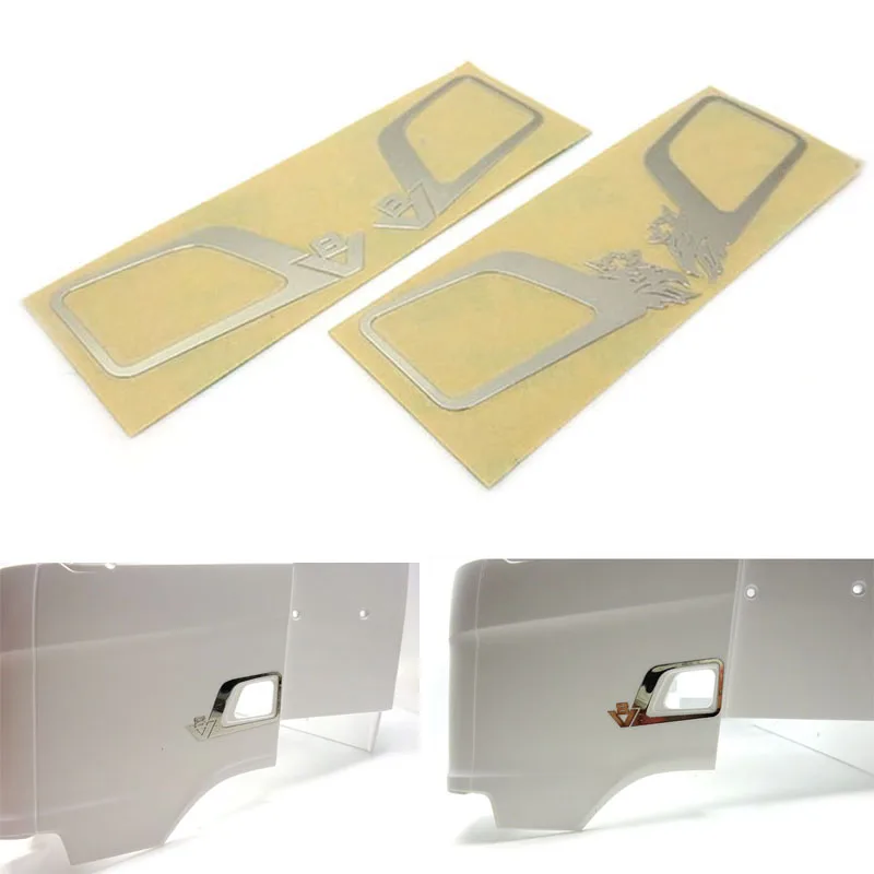 Side Skirt Decoration Metal Strips for 1/14 Tamiya RC Truck Trailer Tipper  SCANIA R730 R470