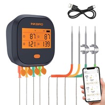  SMARTRO ST59 Digital Meat Thermometer for Oven BBQ Grill  Kitchen Food Cooking with 1 Probe and Timer, LCD: Home & Kitchen