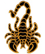 Scorpion XXL Jacket Large Back Patch Sew-on Iron-on Patches Embroidered ... - $25.81