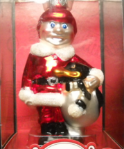 Brass Key Christmas Ornament 2004 Santa Claus Is Coming To Town Young Santa Box - $10.99