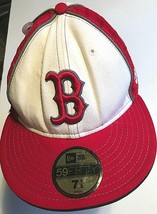 Boston Red Sox Team Logo MLB Adult Unisex White Two-Tone Wool Blend Cap ... - $16.82