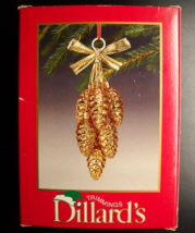 Dillard's Trimmings Christmas Ornament 8 Piece Pinecone Cluster Glass Ornament - $10.99