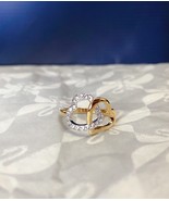 Swarovski 1062711 Crystal Heart Match Ring Size 7/ 55 / M NIB NWT Gold S... - $99.95