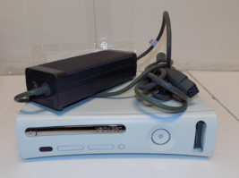 Microsoft Xbox 360 White RED RING Console and Power Adapter - $47.02