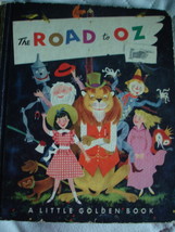 LITTLE GOLDEN BOOK ROAD TO OZ by L. FRANK BAUM  WIZARD OF 1951 A  FIRST ... - $10.99