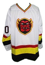Any Name Number St Paul Vulcans Retro Hockey Jersey New White Any Size image 4