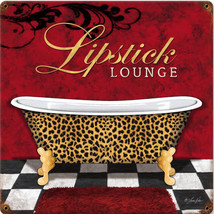 Lipstick Lounge 18" Square - $40.00